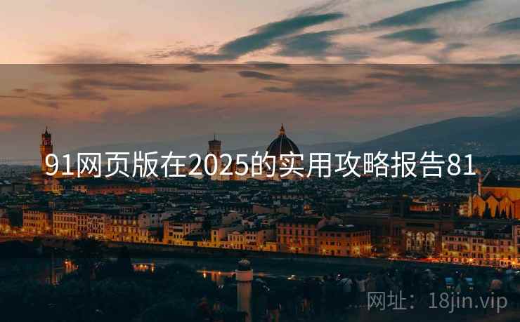 91网页版在2025的实用攻略报告81