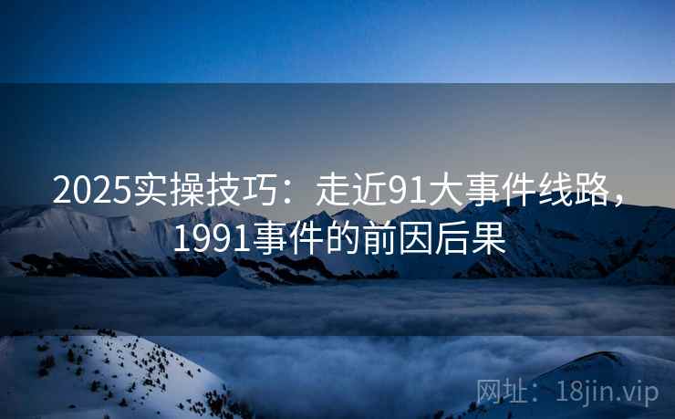 2025实操技巧：走近91大事件线路，1991事件的前因后果