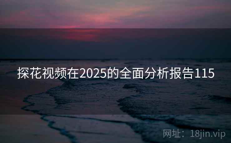 探花视频在2025的全面分析报告115